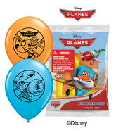 12" Disney Planes 6 pack Latex Balloons