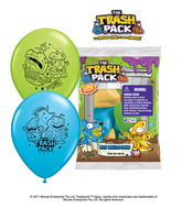 12" The Trash Pack 6 pack Latex Balloons