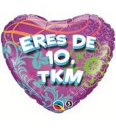 18" Eres De 10, TKM Balloon (Spanish)