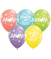 11" M(Heart)M You're The Best Latex Balloons (50 Per Bag)