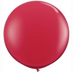 36" Qualatex Latex Balloons (2 Pack) Jewel Ruby Red