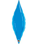 13" Airfill Only Taper Sapphire Blue Qualatex Balloon