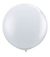 36" Qualatex Latex Balloons (2 Pack) Diamond Clear