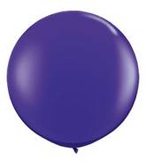 36" Qualatex Latex Balloons (2 Pack) Jewel Quartz Purple