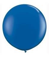36" Qualatex Latex Balloons (2 Pack) Jewel Sapphire Blue