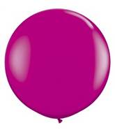 36" Qualatex Latex Balloons (2 Pack) Wild Berry