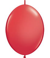 12" Qualatex Latex Balloons Quicklink Red (50 Count)