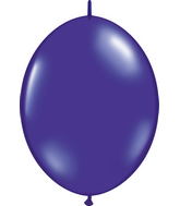 12" Qualatex Latex Quicklink Quartz Purple Jewel 50 Count