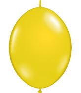 12" Qualatex Latex Balloons Quicklink Citron Yellow 50 Count