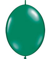 12" Qualatex Latex Quicklink Emerald Green Jewel 50 Count