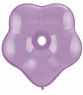 6" Geo Blossom Latex Balloons  (50 Count) Spring Lilac