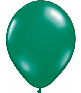 9"  Qualatex Latex Balloons  EMERALD GREEN  100CT