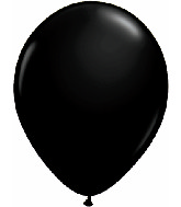 11"  Qualatex Latex Balloons  ONYX BLACK     100CT