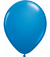 11" Qualatex Latex Balloons 25 Per Bag Dark Blue