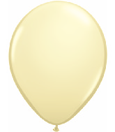 11" Qualatex Latex Balloons (25 Per Bag) Ivory Silk