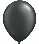 11"  Qualatex Latex Balloons  Pearl ONYX BLACK   100CT