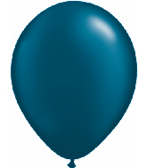 11" Qualatex Latex Balloons 25 Per Bag Pearl Midnight Blue
