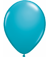 11" Qualatex Latex Balloons TROPICAL TEAL (100 Per Bag)