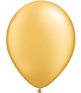 16" Qualatex Latex Balloons GOLD (50 Per Bag)