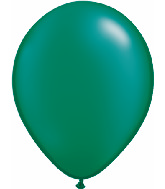 16" Qualatex Latex Balloons Pearl EMERALD (50 Per Bag)
