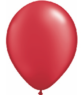 16" Qualatex Latex Balloons Pearl RUBY RED (50 Per Bag)