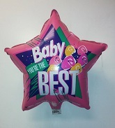 18" Baby You're The Best Mylar Balloon (Slightly Damaged)