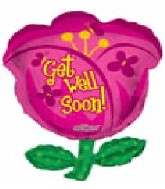 36" Jumbo Tulip Get Well Soon Balloon