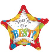 18" You Are The Best Star Shape Balloon