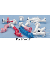 Small E-Z Safety Valves (white ribbon included) for Balloons