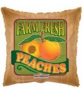 18" Farm Fresh Peaches Fruit Balloon