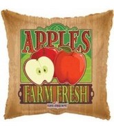18" Farm Fresh Red Apple Fruit Balloon