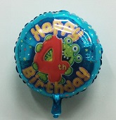 18" Age 4 Boy Balloon