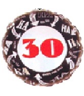 9" Airfill Only You're 30 Ha-Ha Balloon