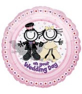 18" On Your Wedding Day Balloon