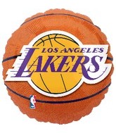 18" NBA LA Lakers Basketball Balloon