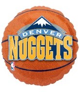 18" NBA Denver Nuggets Basketball Balloon