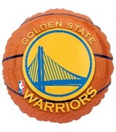 18" Golden State Warriors Basketball Balloon