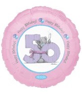 18" Happy Birthday 50th (Slight Damaged Print)