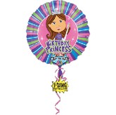 28" Sweet 16 Birthday Princess Singing balloon