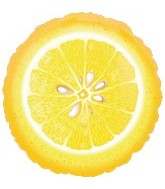 18" Super Shape Fruit Lemon Mylar Balloon