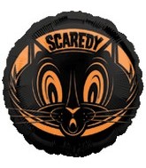 18" Scaredy Cat Balloon