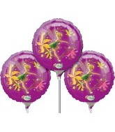 9" EZ Fill Airfill Only Balloon Tinkerbell with Sticks (3 Pack) Balloon