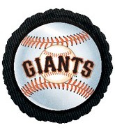 18″ MLB San Francisco Giants Baseball Logo – Foil Balloon