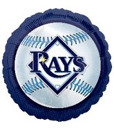 18" MLB Tampa Bay Rays Baseball Balloon
