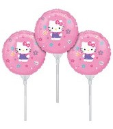9" Mini Balloon (Airfill Only) Hello Kitty