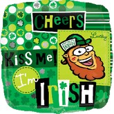 18" Kiss Me I'M Irish