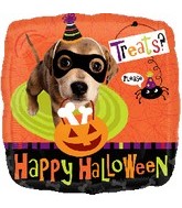 18" Happy Halloween Dog Treats Balloon