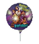 9" Mini Balloon (Airfill Only) Scooby Birthday