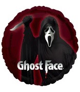 Ghost Face Mylar Balloons
