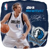 18" NBA DIRK NOWITZKI Basketball Balloon